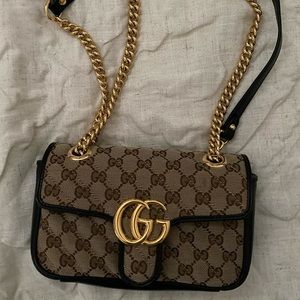 Gucci Mini GG Marmont 2.0 Quilted Shoulder Bag